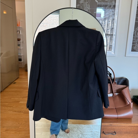 Oversized navy Maje blazer size 34 - Picture 2 of 6